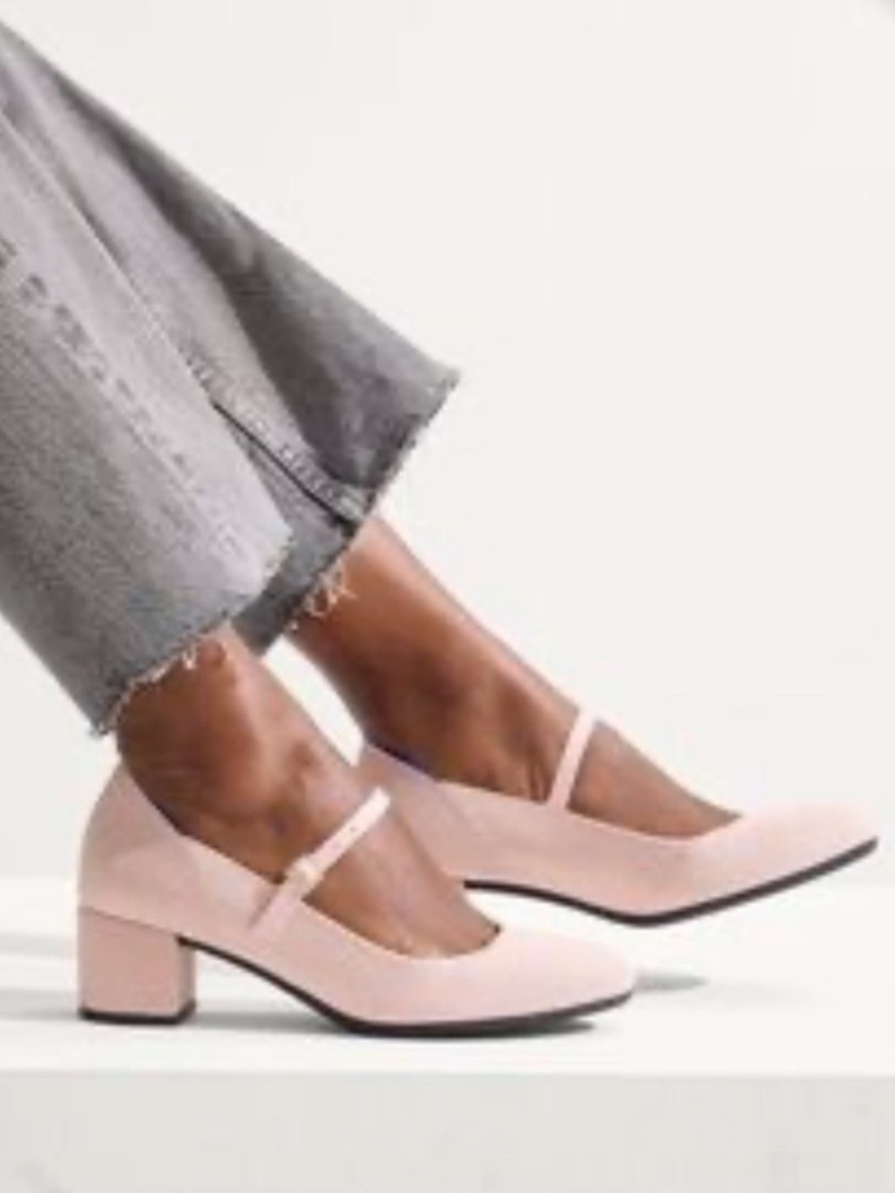 Rothy's The Mary Jane Heel in Ballerina Pink - Size 12